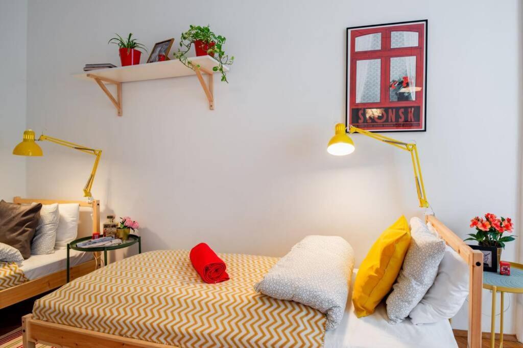 Blue Peace-Apartment With Free Parking In Center For 1-6 People Krakau Buitenkant foto