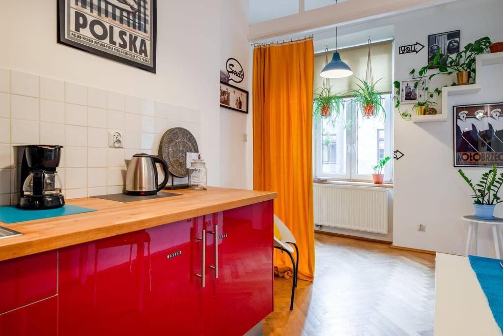 Blue Peace-Apartment With Free Parking In Center For 1-6 People Krakau Buitenkant foto