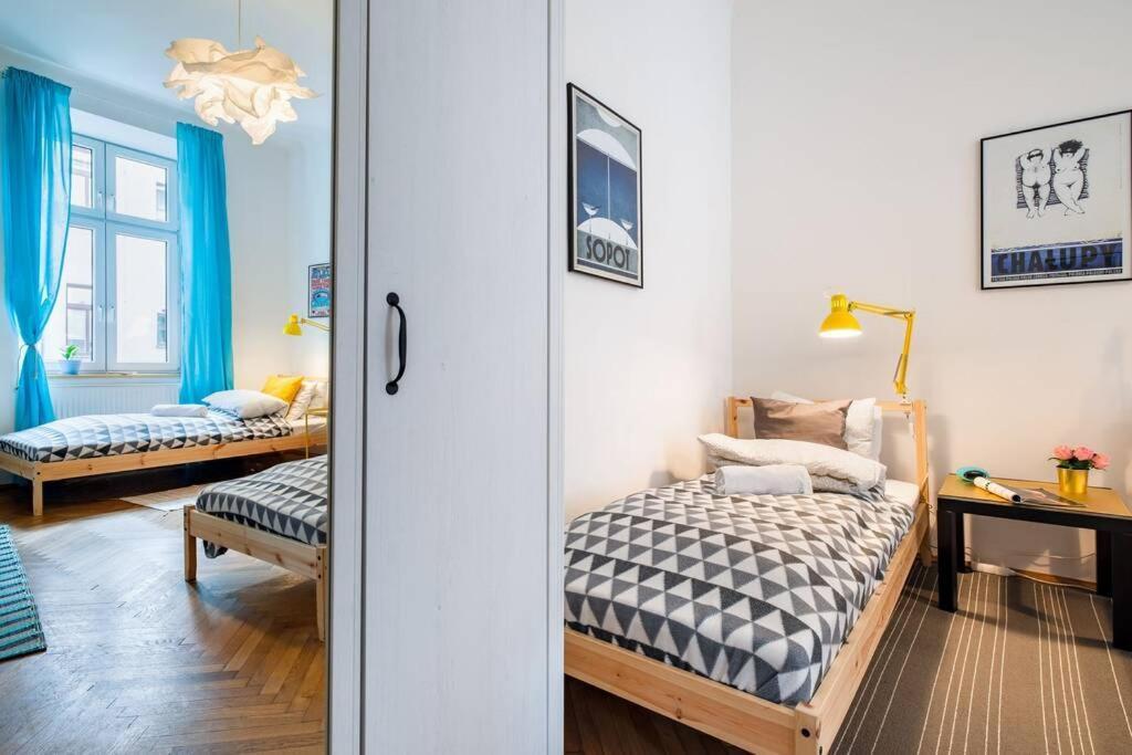 Blue Peace-Apartment With Free Parking In Center For 1-6 People Krakau Buitenkant foto
